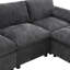 Canapé modulaire 86,5 po Chenille-695984531