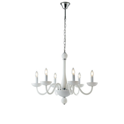 Fernandes 6 - Light Candle Style Chandelier