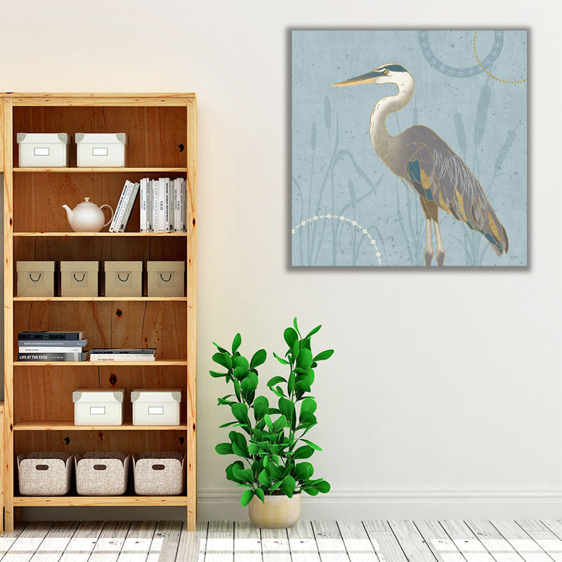 «By the Shore III», reproduction d'art sur toile, H 20 po x l 20 po