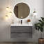 Meuble-lavabo mural simple 36 po avec plateau en résine-1922360948
