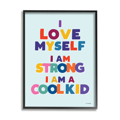 " Kid's Self-Esteem Phrases "
