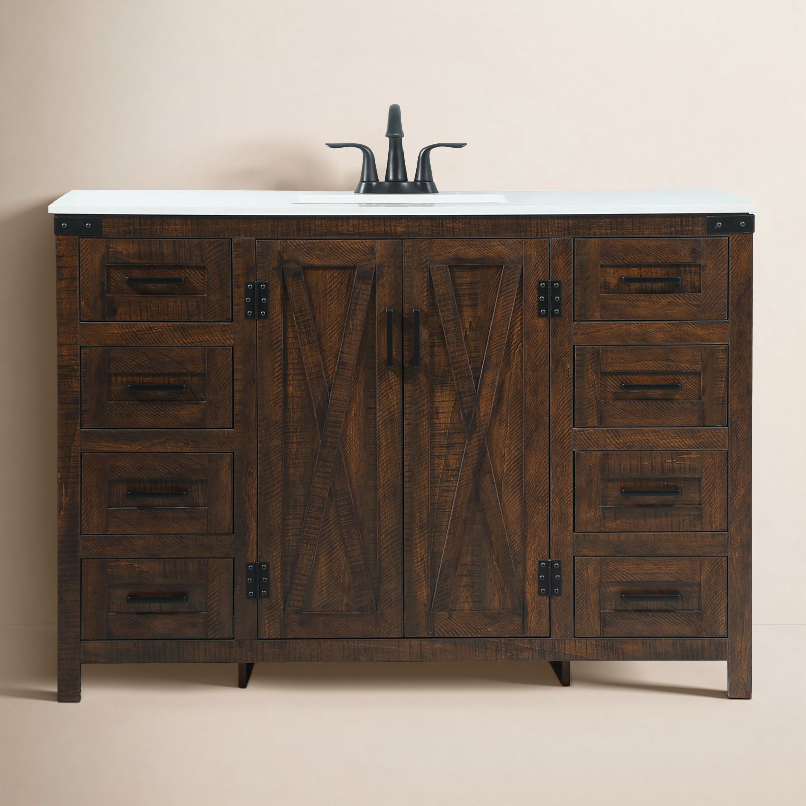 Slayton 48'' Single Bathroom Vanity, Expresso