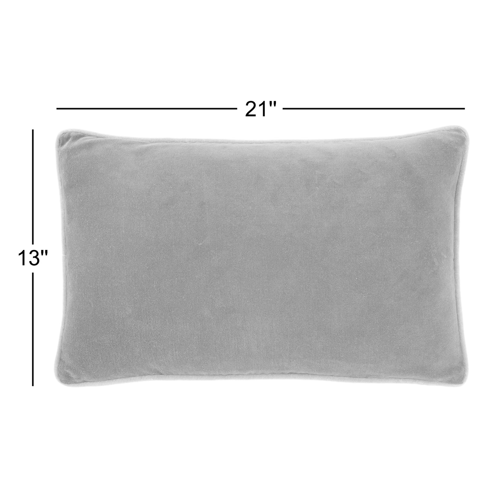 Amory Cotton Lumbar Throw Pillow, Down, Green