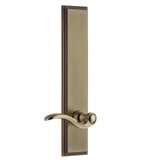 Grandeur Carré Tall Plate Privacy with Bellagio Lever