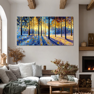 Abstrait Cremeans - art mural sur toile Boho Nature
