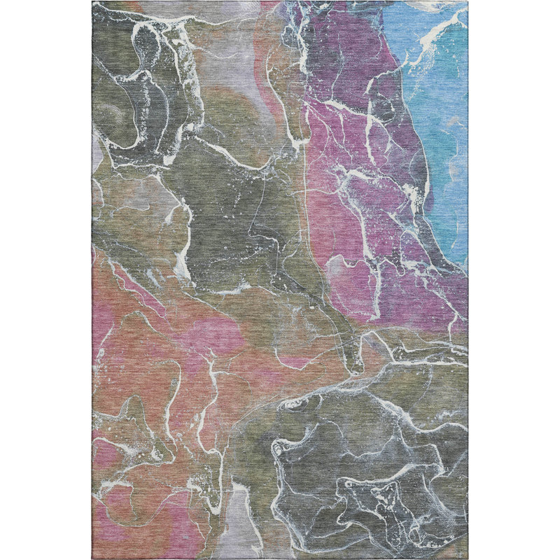 Premium Machine Washable Verlin AMF1782 Contemporary Rug, Rectangle 8' x 10'