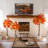 4Ft. Pre-Lit Shades Of Autumn Maple Artificial Fall Tree With 180 Warm White LED Lights