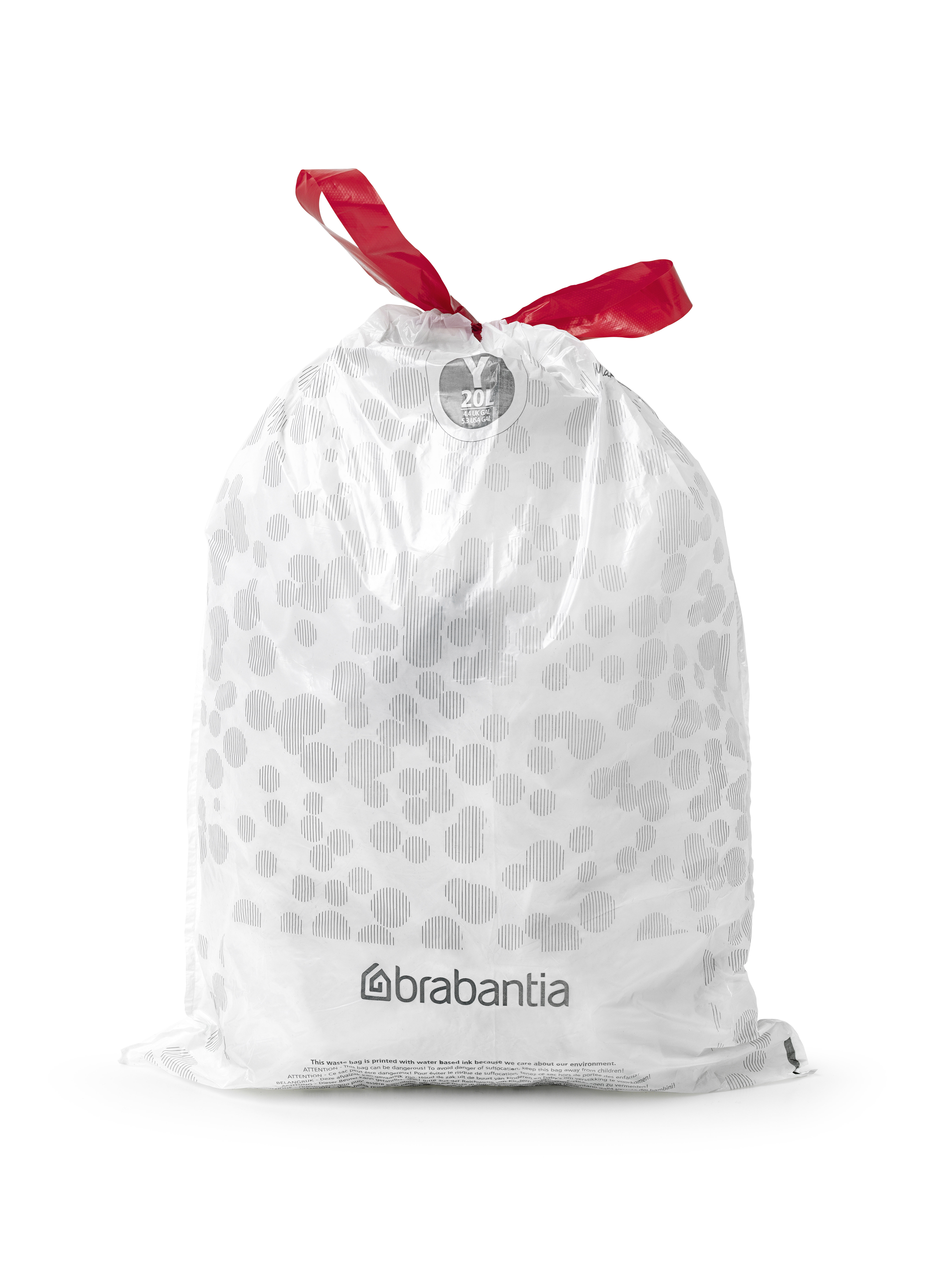 Brabantia 5.3 Gallons Plastic Trash Bags - 120 Count