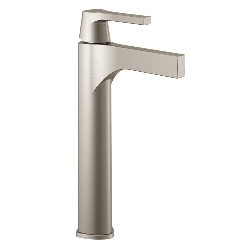 Robinet pour salle de bain à un trou Zura avec technologie Diamond Seal, Inoxydable