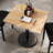 30"L x 24"W Solid Wood Commercial Tabletop with 18" Dining Height Base-708387789-708387786-708387784