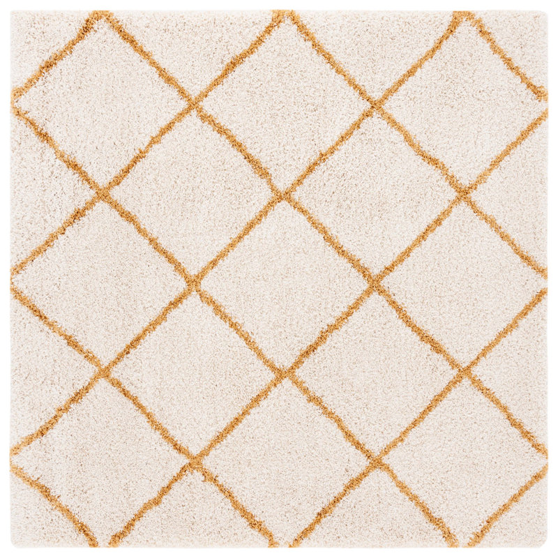 Tapis à motif géométrique Araujo-Espichan, Carré 4 pi