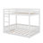 Full Over Full Wood Bunk Bed With Ladder-1367410319