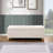 Jarett Boucle Storage Bench With Solid Wood Ball Feet