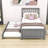Twin Solid Wood Platform Bed with Trundle-1556107395