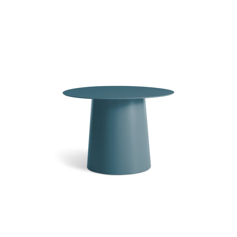 Table d'appoint Circula, Bleu marine, H 16 po x l 24 po x P 24 po