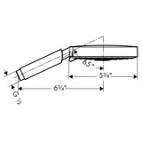 Raindance S 150 AIR Multi Function Handheld Shower Head