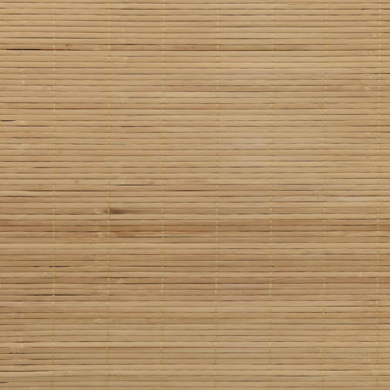Bamboo Roller Blind, Brown, 40 cm W x 160 cm L