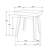 Square Wood Side Table (Only Including Table)
