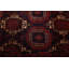 Tapis bleu marine / rouge Teimani 4 pi 2 po x 6 pi 10 po