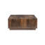Table basse en bois massif avec rangement