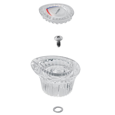 Garniture de robinet de baignoire/douche à poignée bouton Chateau