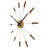 Plug-Inn, 23-Inch, Metallic Spoke Wall Clock-99460725