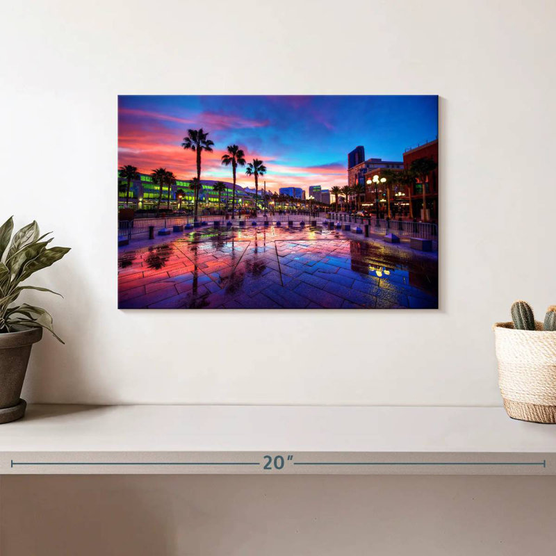 Coucher de soleil Sirecc San Diego, H 8 po x l 12 po