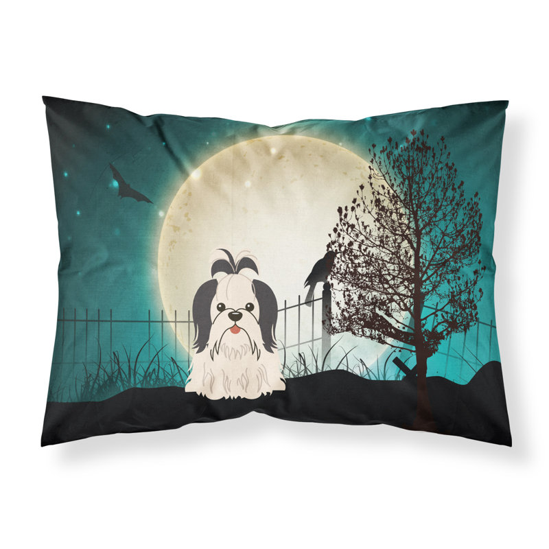 Microfiber, Black White Shih Tzu