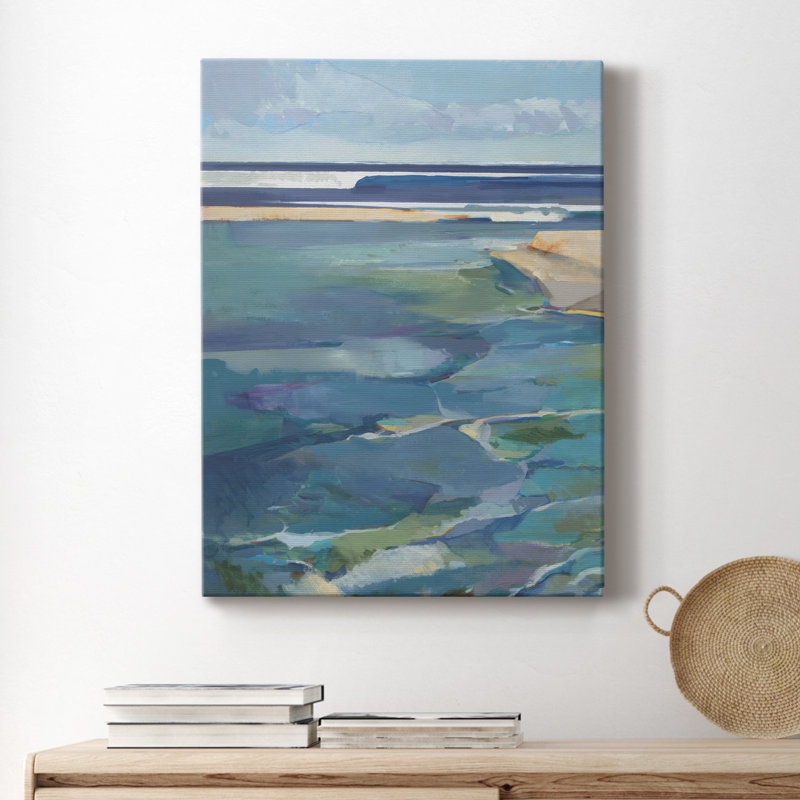 Breakwater I - Impression sur toile tendue, H 40 po x l 30 po x P 1 po