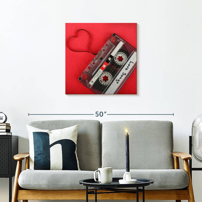 Cassette Abarca, Chansons d'amour, H 24 po x l 24 po