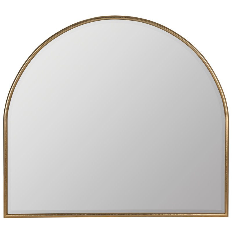 Bellport Arch Beveled Mirror, Gold