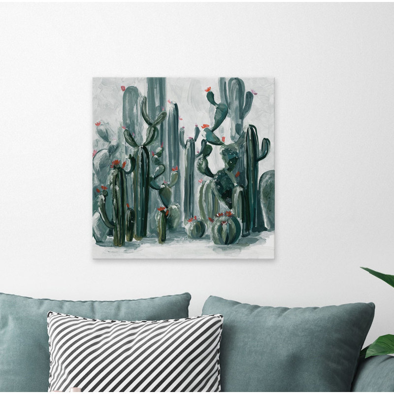" Cactus Garden I ", 12" H x 12" W