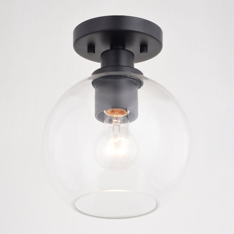 Plafonnier semi-encastré en verre Marshall