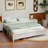 Wood Platform Bed Frame,Retro Style Platform Bed with Wooden Slat Support,-1269623217-1269623216