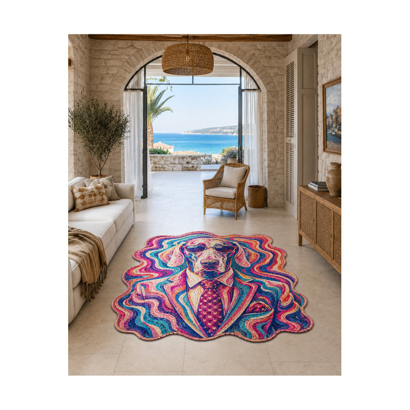 Tapis tissé à la crème Mosso, 2'6" x 4'11"