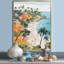 Scène de plage côtière, paradis en couleur pastel III - art mural plage côtière-1892532352-2101326656