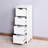 White Multipurpose Cabinet With Functional Drawer Systems For Efficient Organization Freestanding Thoughtful Design