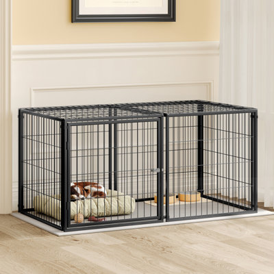 Dog Cage with Top, Pet Cage