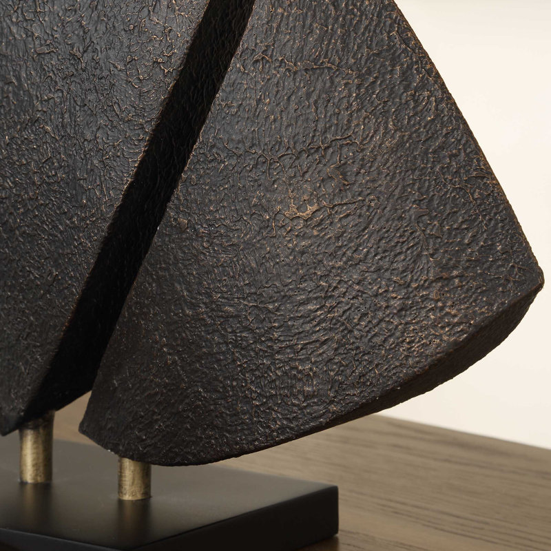 Sculpture bronze foncé Uttermost Wind Crest