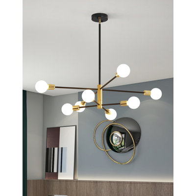 Aethan 8 - Light Dimmable Sputnik Sphere Chandelier