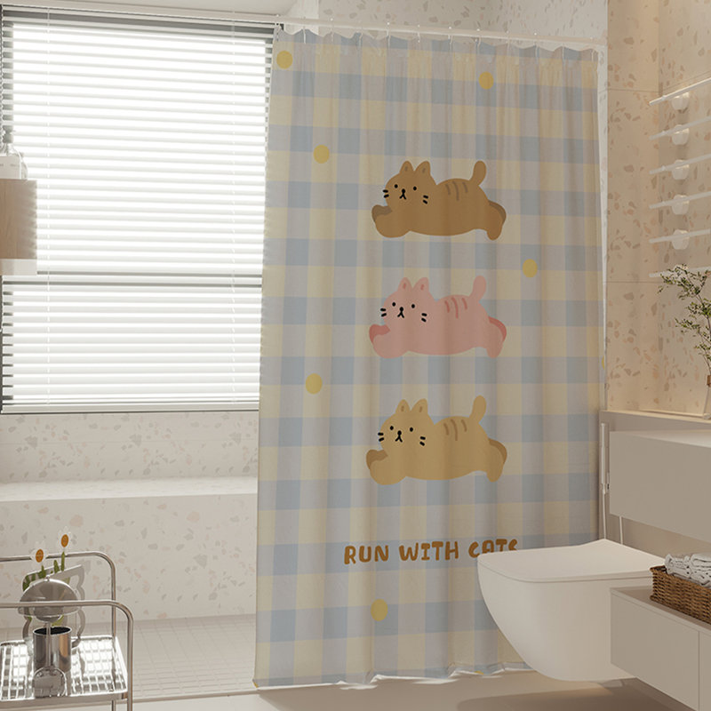 Rideau de douche en polyester