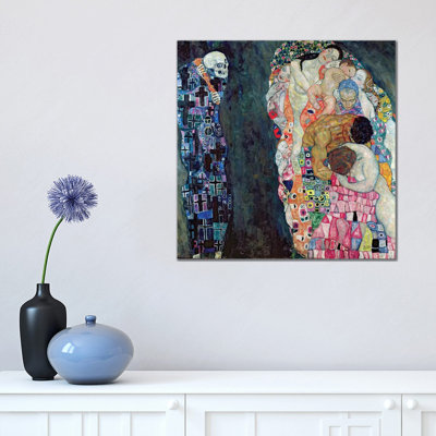 Death And Life, C.1911 by Gustav Klimt - Wrapped Canvas Painting