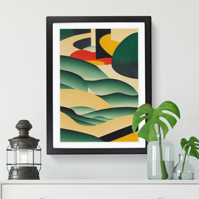 FRM-V0523-29X Abstract Stream - Single Picture Frame Print