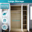 Shivom 3 Door Manufactured Wood Wardrobe-2053775401