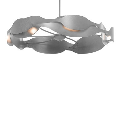 Waves 6 - Light Wagon Wheel Pendant