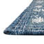 Tapis d'intérieur / extérieur bleu Susan-927234121
