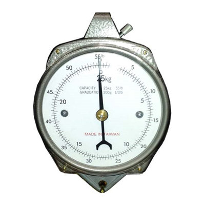 Hanging Mechanical Dial Scale, 50-Pound