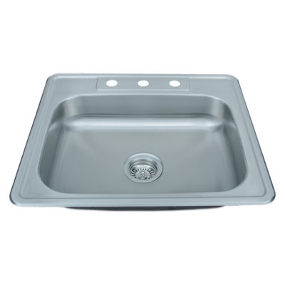 Évier de cuisine encastré à simple cuve L 25 po x l 22 po Specialty Series ADA
