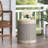 Outdoor round shape Concrete Side Table with sturdy base