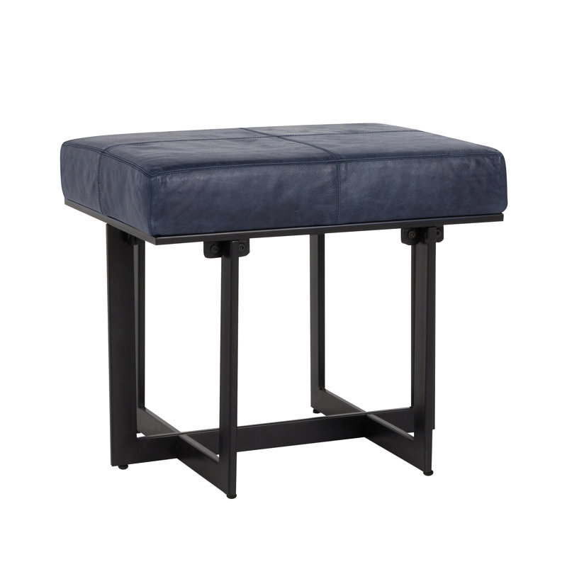 Calvin Stool Chestnut Brown, Blue